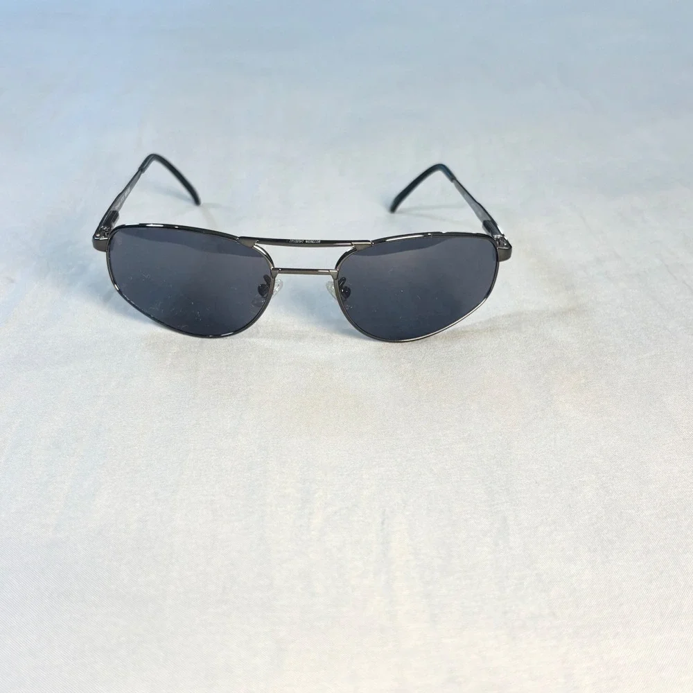 Vintage Swiss Army Voyager 25735 Sunglasses Gunmetal Aviator Mens Frames 58-20